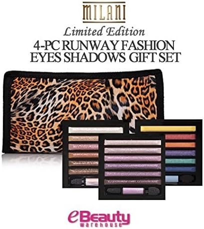 MILANI 4 PC GIFT SET-RUNWAY EYES Fashion Shadows (SET2)