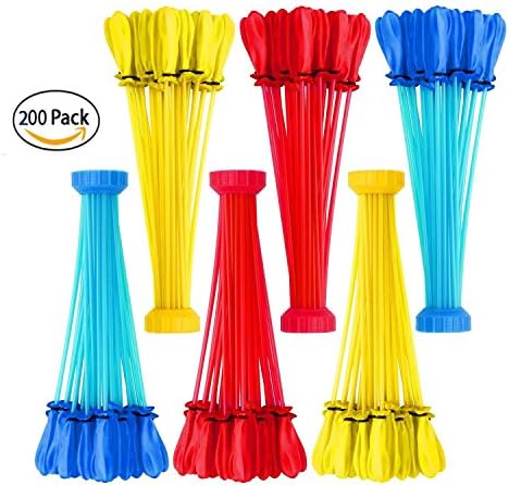 111pc Fast Filled Water Balloon Self Tyling Kids Game Slingshot Toys Decor Party