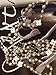 Fashion Jewelry Bridal and Chic Long Imitation Pearl Clover Strand Necklace (Black Clover)