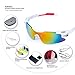 RIVBOS Rb0802 POLARIZED Sports Sunglasses with 5 Set Interchangeable Lens