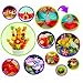 Vegetit Fruit and Vegetable Shape Cutter - ABS Plastic Fruit Decorating Tools - Kids and Toddlers Food Chopper - Pop Chef Set of 6 Shapes