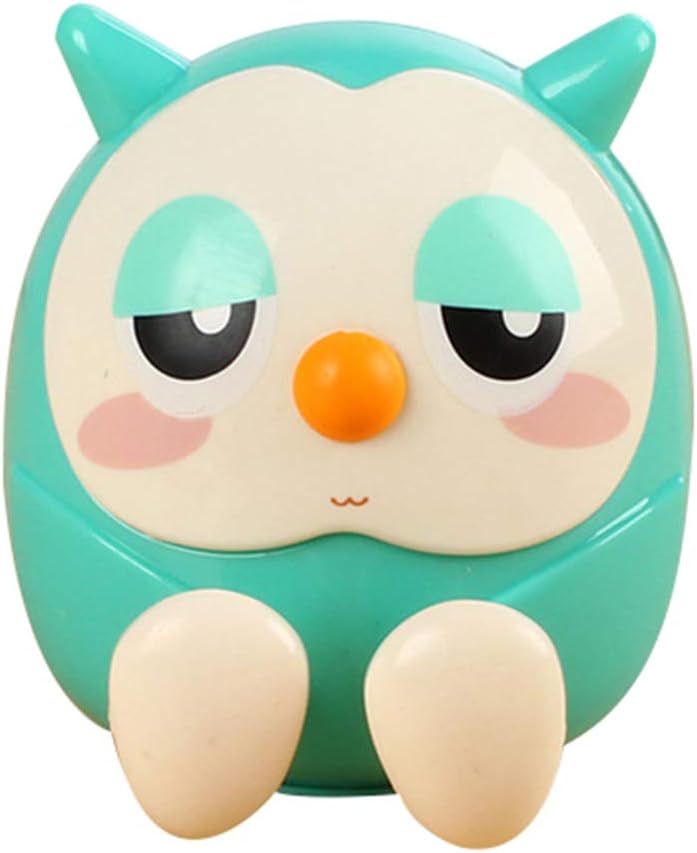 Cute Cell Phone Holder Stand,Owl Piggy Bank Bank Money Coin Saving Box, Smartphone Desk Holder Birthday Gift Decor - Green
