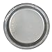 Hanna K. Signature Collection Silver Solid Color Premium Heavy Weight Plastic Dinner Plate (9