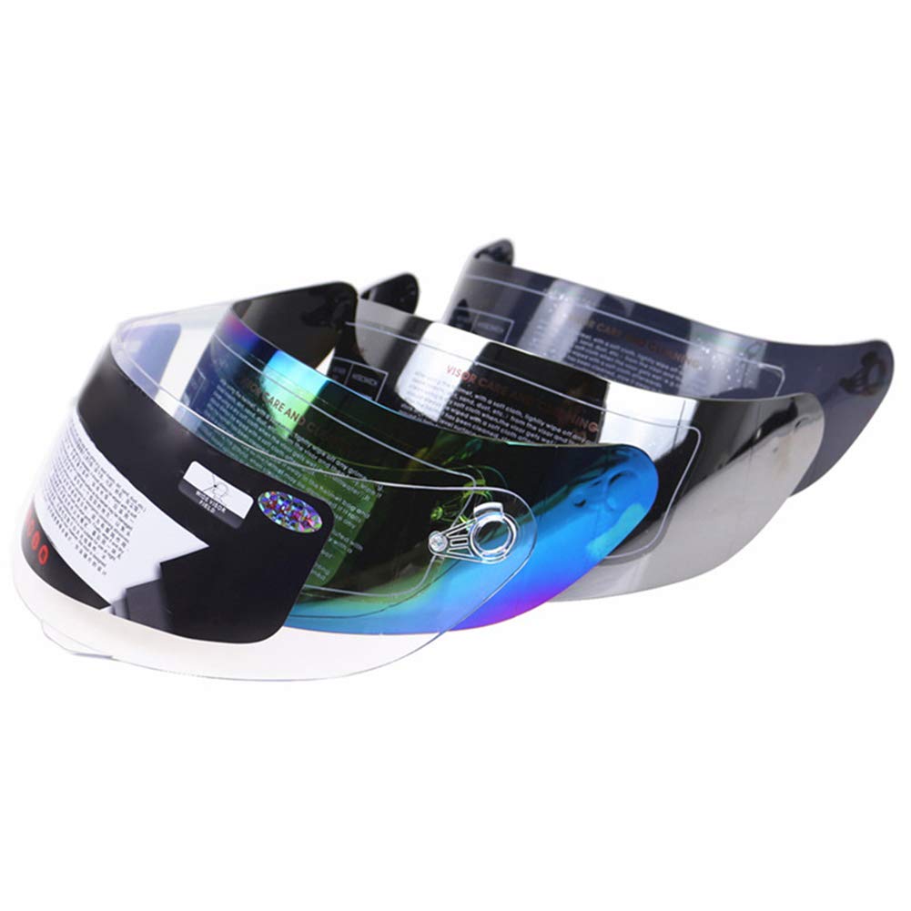 Motorcycle & ATV SODIAL Helmet Lens Rainbow Visor Shield AGV K5 K3SV