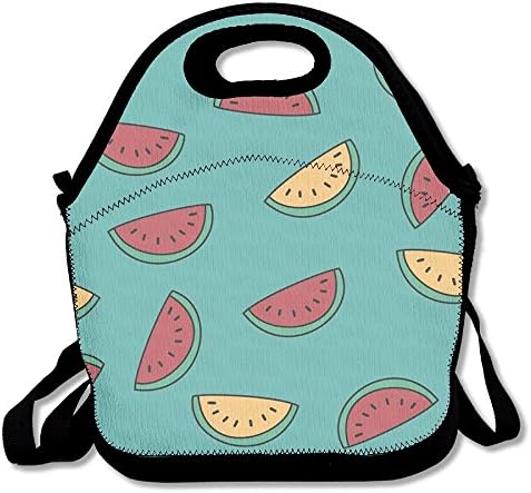 MAGGIE SALAS Tasty Watermelon Classical Lunch Bag Travelling Picnic Storage Bags Backpack Handbag