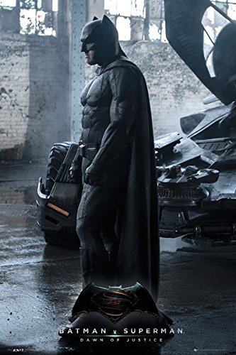 Batman Vs. Superman: Dawn Of Justice - Movie Poster / Print (Batman Standing) (Size: 24" x 36") (By POSTER STOP ONLINE)