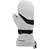 hotfingers Women's Snow-Line Mitten - Waterproof Thermal Insulated Breathable Ergonomic Gauntlet Winter Snow Sports Ski Mitts