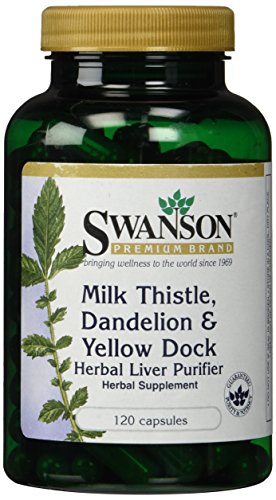 Swanson Milk Thistle, Dandelion & Yellow Dock 120 Caps Swanson Milk Thistle, Dandelion & Yellow Dock 120 Caps