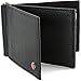 alpine swiss Men's RFID Blocking Leather Deluxe Spring Money Clip Wallet, Black, One Size