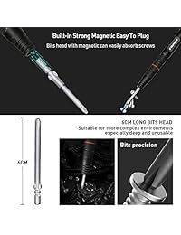 E.Durable Juego de destornilladores de precisión, Triwing, seguridad Torx, Phillips, Pentalobe, Spudger Kit de herramientas de reparación para Tablet, PC, MacBook Pro Air, Electrónica Etc, Nylon Case