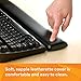 3M Gel Wrist Rest for Keyboard and Mouse, Soothing Gel Comfort with Durable, Easy to Clean Leatherette Cover, Antimicrobial Product Protection, 25