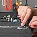 SpecialtyStyles Travel Jewelry Case - Jewelry Organizer with 2 Pouches - Quality Compact Folding