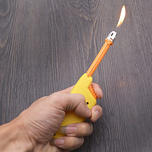 Candle Lighter Long Neck Adjustable Lighter Butane Gas Refillable