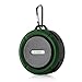 Andoer 5W Wireless Bluetooth 3.0 Outdoor Stereo Speaker Soundbox Speakerphone Mic Hands-free Water Resistant Shockproof Dustproof for Outdoor Travel Cycling Portable Army Green