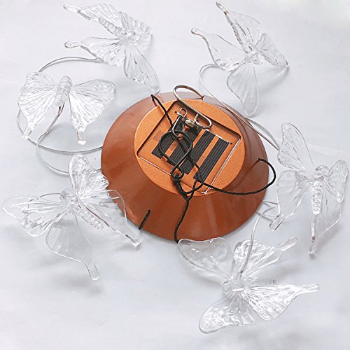 image for Youyuan LED Solar Wind Chime - Outdoor Waterproof Solar Powered LED Ch