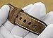 iStrap 22mm 24mm 26mm Watch Band Vintage Calf Leather Strap Brushed Silver Black Steel Buckle for Panerai Radiomir Luminor