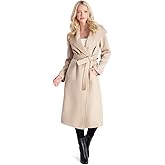 T Tahari Women's Elaine Boiled Combo Wool Coat