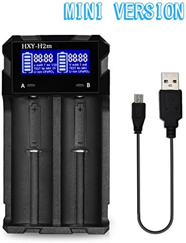 LST Universal Smart Rechargeable Battery Charger with USB Port and LCD Display for Ni-MH Ni-Cd AA AAA Li-ion Rechargeable Batteries