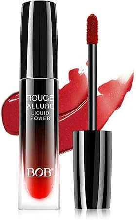 Amazon Peonyelf リップグレーズ ベルベット フォギー マット口紅 防水 色落ちにくい 04チェリーレッド Bob リップグロス 通販