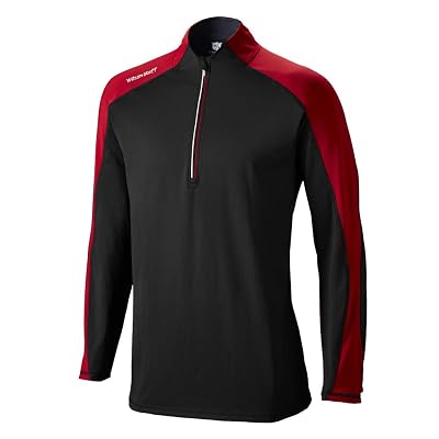 Wilson Performance Thermal Tech Golf Pullover BlackRed Small