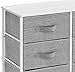Sorbus Dresser with 6 Drawers - Chest Organizer Unit with Steel Frame Wood Top & Handle Easy Pull Fabric Bins for Clothes - Storage Furniture for Bedroom, Hallway, Living Room, Nursery & Closet