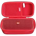 Hermitshell Hard Travel Case Fits JBL FLIP 5 / JBL FLIP 6 / JBL Flip 7 Waterproof Portable Bluetooth Speaker (Red)