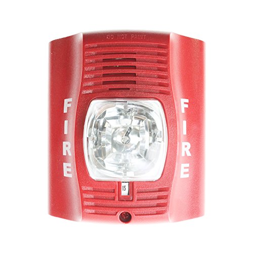 Horn Strobe, Wall, 2Wire, Std Candela, Red on Galleon Philippines