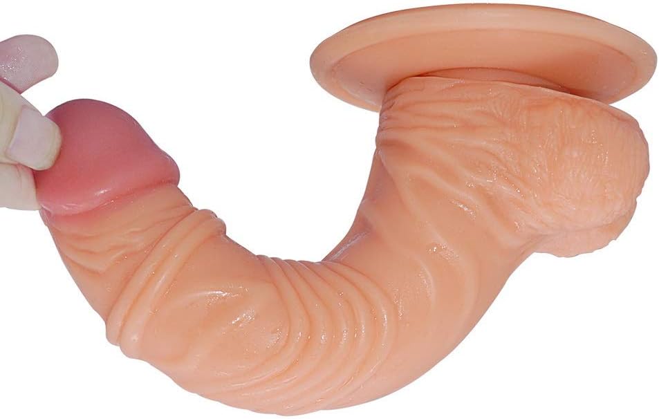 WemaSoo5 Fǎkê dìck 7.67 inches/19.5 cm Wonderful Gift Auto Women Pleasure Massaging Huge Big Size Lifelike Hands-free