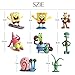 JAMOR Spongebob 8 Pcs,Patrick Star,Squidward Tentacles,Eugene H. Krabs Wait