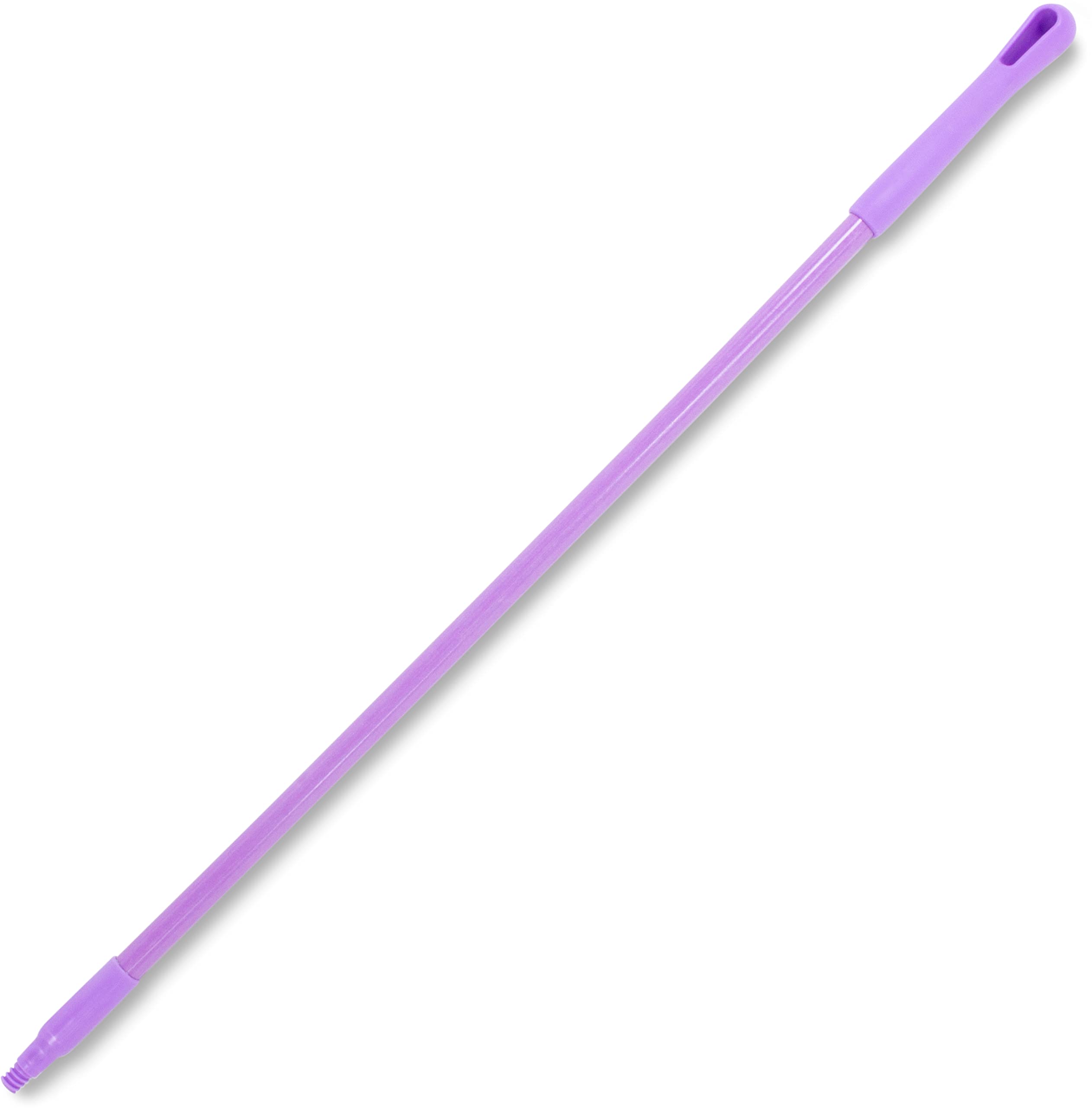 Photo 1 of SPARTA 41225EC68 Fiberglass Broom Handle, Mop Handle, Replacement Handle With Acme Threaded Tip For Commercial Cleaning, 48 Inches, Purple