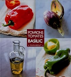 Poivrons, tomates et basilic