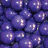 Dubble Bubble 1 Inch PURPLE Gumballs, 1 Pound (55 Pcs)
