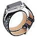 Apple Watch Band, iitee Double Tour Christmas Shiny Glitter Power Leather Bling Luxury iWatch Band Wristwatch Bracelet Strap Belt(Double Tour Black 38mm)
