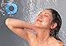 GJTWireless Bluetooth Waterproof Shower Speaker: 3.0 Speaker, Mini Water Resistant Wireless Shower Speaker, Handsfree Portable Speakerphone with Built-in Mic, 6hrs of playtime, Control Buttons and Dedicated Suction Cup for Showers, Bathroom, Pool, Boat, Car, Beach, & Outdoor Use(Blue)