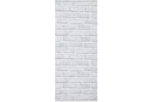 Unique White Brick Pattern Wallpaper Living Room Bedroom Restaurant Adhesive Wall Sticker 3d Stone Effect Wall Panels White B