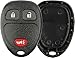 KeylessOption Just the Case Keyless Entry Remote Key Fob Shell Replacement For 15777636
