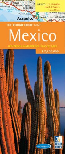 The Rough Guide to Mexico Map (Rough Guide Country/Region Map) by Rough Guides