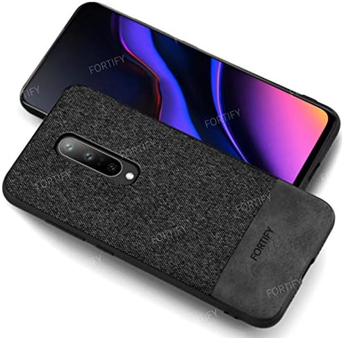 FORTIFY TPU+Plastic Back Cover for Oneplus 7 Pro - Black