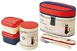 Kiki Delivery Service Thermal Lunch Box Set (Food Containers, Fork and Bag)