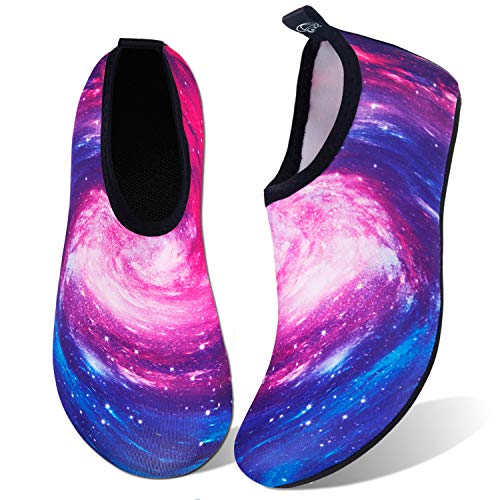 WateLves Water Shoes for Womens Mens Barefoot Quick-Dry Aqua Socks for Beach Swim Surf Yoga Exercise Camping Must Haves