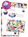 iscream Pack of 8 Fold-over Ready to Send Note Cards - Cupcakes