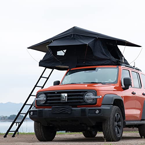 EMKK Aluminium Triangle Shell Camping SUV Car Rooftop Tent Hard Cover ...