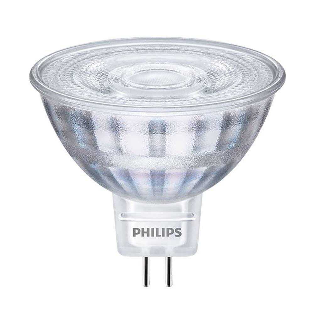 Philips CorePro LED Spotlight MR16 Light Bulb 4.4W 35W Equivalent GU5.3 Cool White 4000K 36 Degree Beam Non Dimmable Energy Efficient LED Lamp