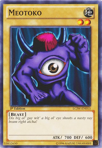 Yu-Gi-Oh! - Meotoko (LCJW-EN013) - Legendary Collection 4: Joey's World - 1st Edition - Common