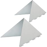 Snow Splitter for Metal Roof(2 piece Set), Compatible with 2-12 Inch Pipes | Snow Diverter for Chimney/Vent Pipe, Used to Protect Protruding Pipe Ends