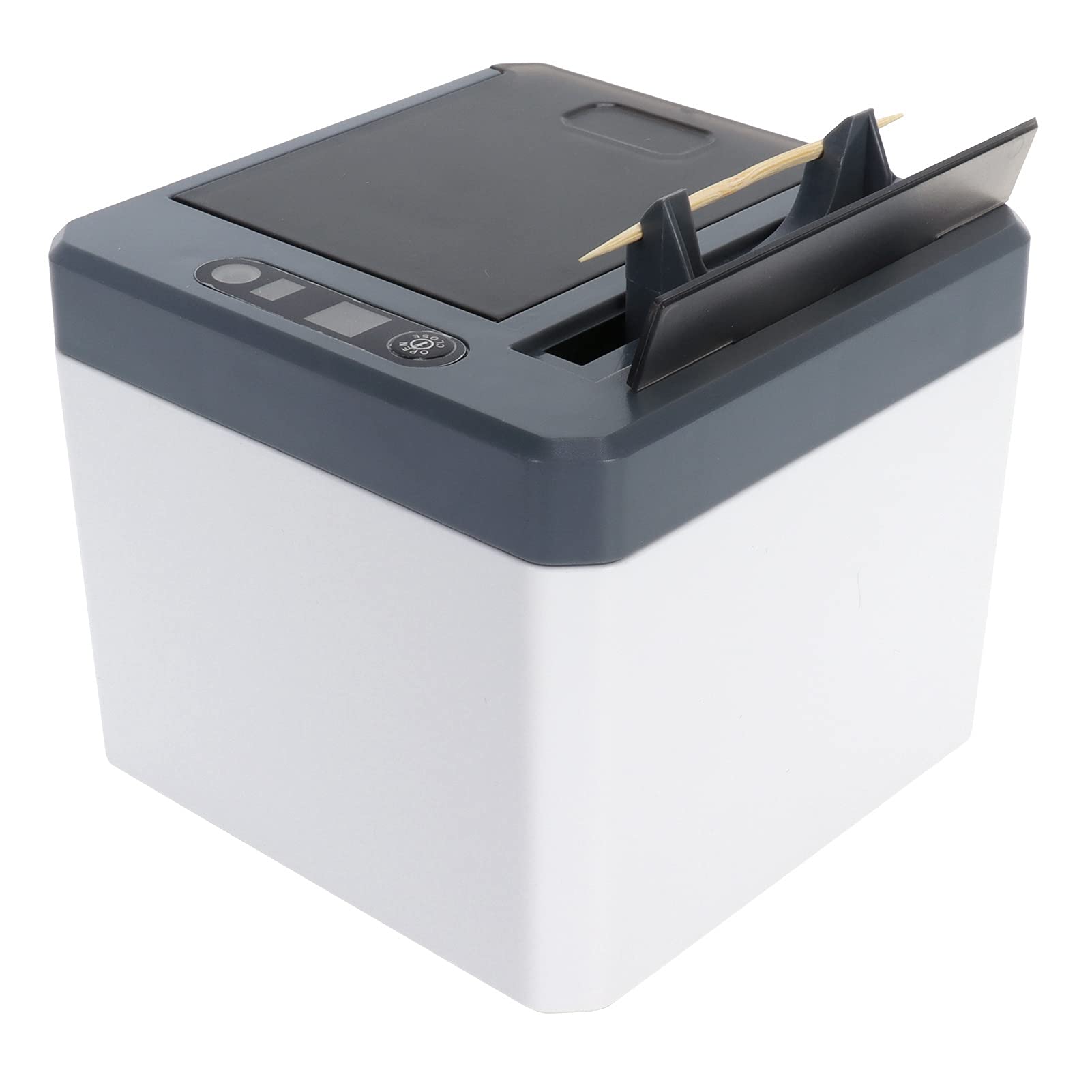 KUIDAMOS Up Automatic Toothpick Dispenser Automatic Toothpick Dispenser, Smart Toothpick Dispenser 250 Toothpicks Large Capacity Toothpick Holder for Fruit for Restaurant