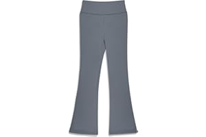 BIG ELEPHANT Girls Flare Leggings Kids Bell Bottoms High Waisted Bootcut Yoga Dance Flared Pants