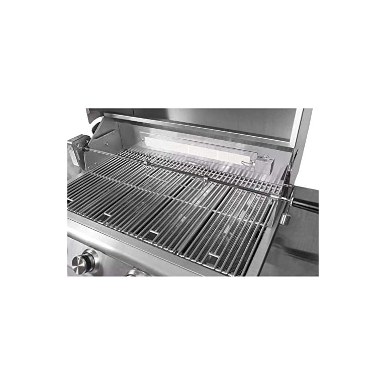 Blaze Rotisserie Kit for 32Inch Charcoal & 4Burner Gas Grills BLZ