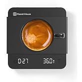Maestri House S1 Air Ultra-Slim Espresso Coffee Scale with Timer, 0.1g | Rechargeable Shot Scale with Auto Tare, 3 Smart Brew Modes and 0.5&ndash;2000g Range for Precise Espresso and Pour-Over Brewing