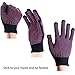 TecUnite 2 Pieces Heat Resistant Gloves Silicone Non-slip Gloves for Hair Styling Curling Iron, Fit All Hand Sizes (Rose red silicone dots)